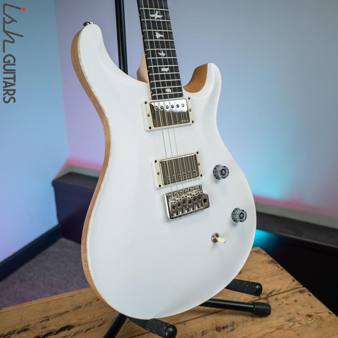 PRS CE 24 Satin Nitro 57/08 Ebony Fretboard Jet White