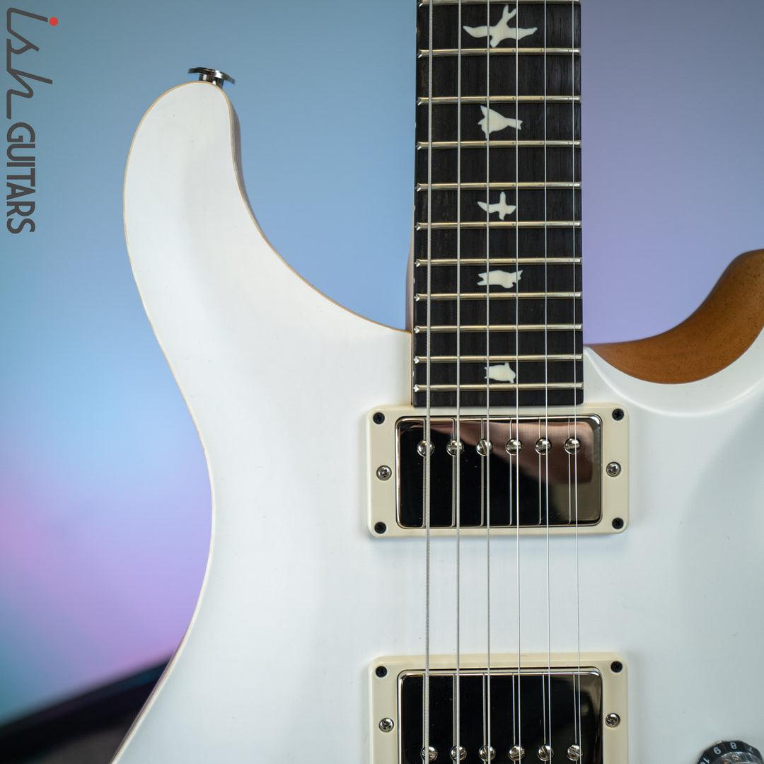 PRS CE 24 Satin Nitro 57/08 Ebony Fretboard Jet White