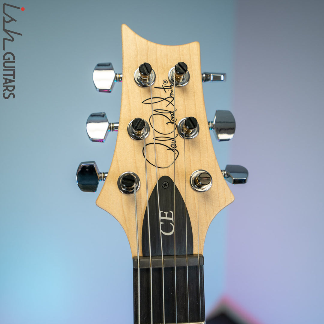 PRS CE 24 Satin Nitro 57/08 Ebony Fretboard Jet White