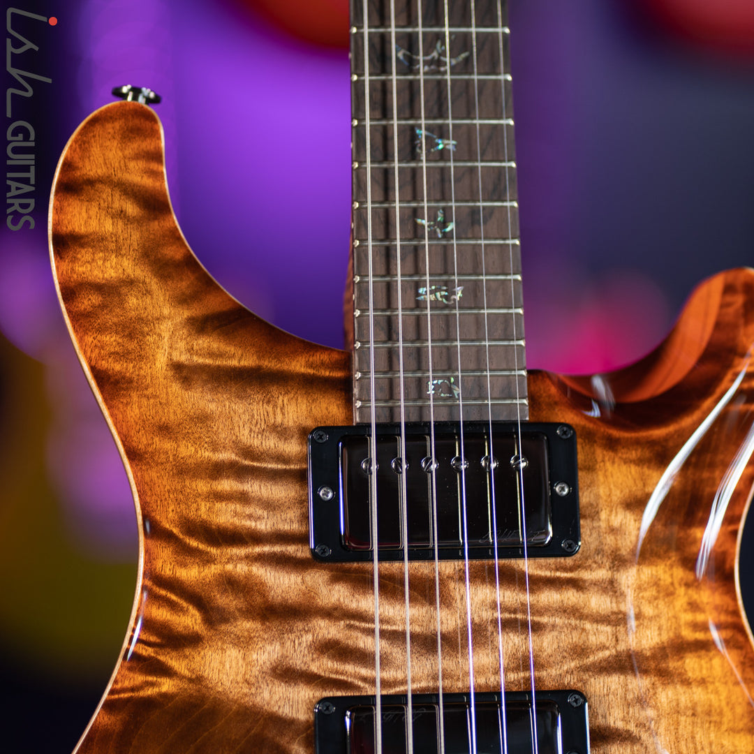 PRS Custom 24 Wood Library Autumn Sky One Piece Quilt 10 Top