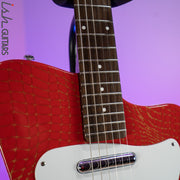 Danelectro Heaven Hawk Guitar Red Alligator Prototype