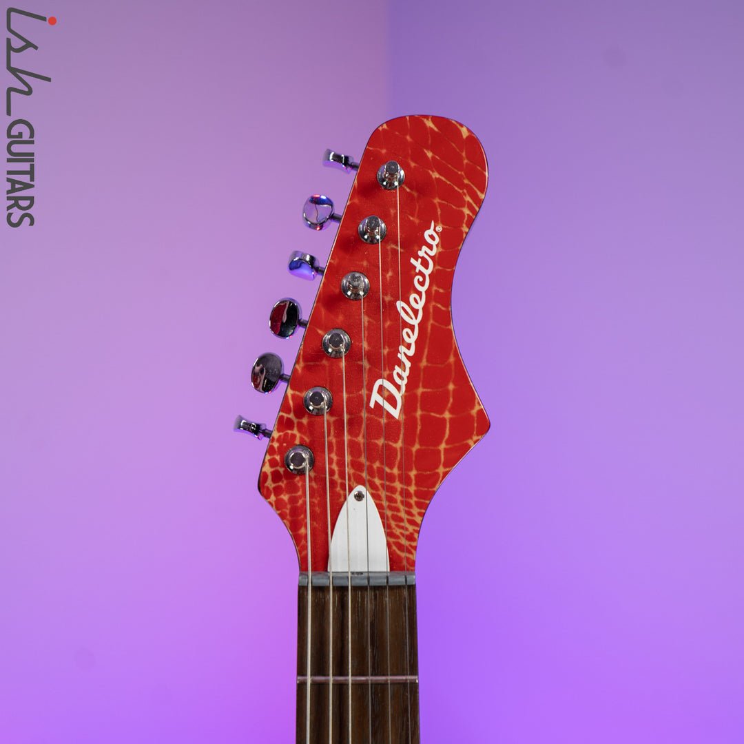 Danelectro Heaven Hawk Guitar Red Alligator Prototype