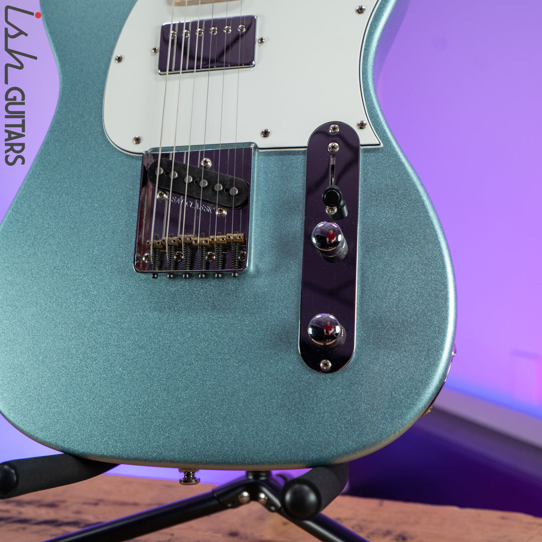 2018 G&amp;L ASAT Classic BluesBoy Tribute Series Turquoise Mist