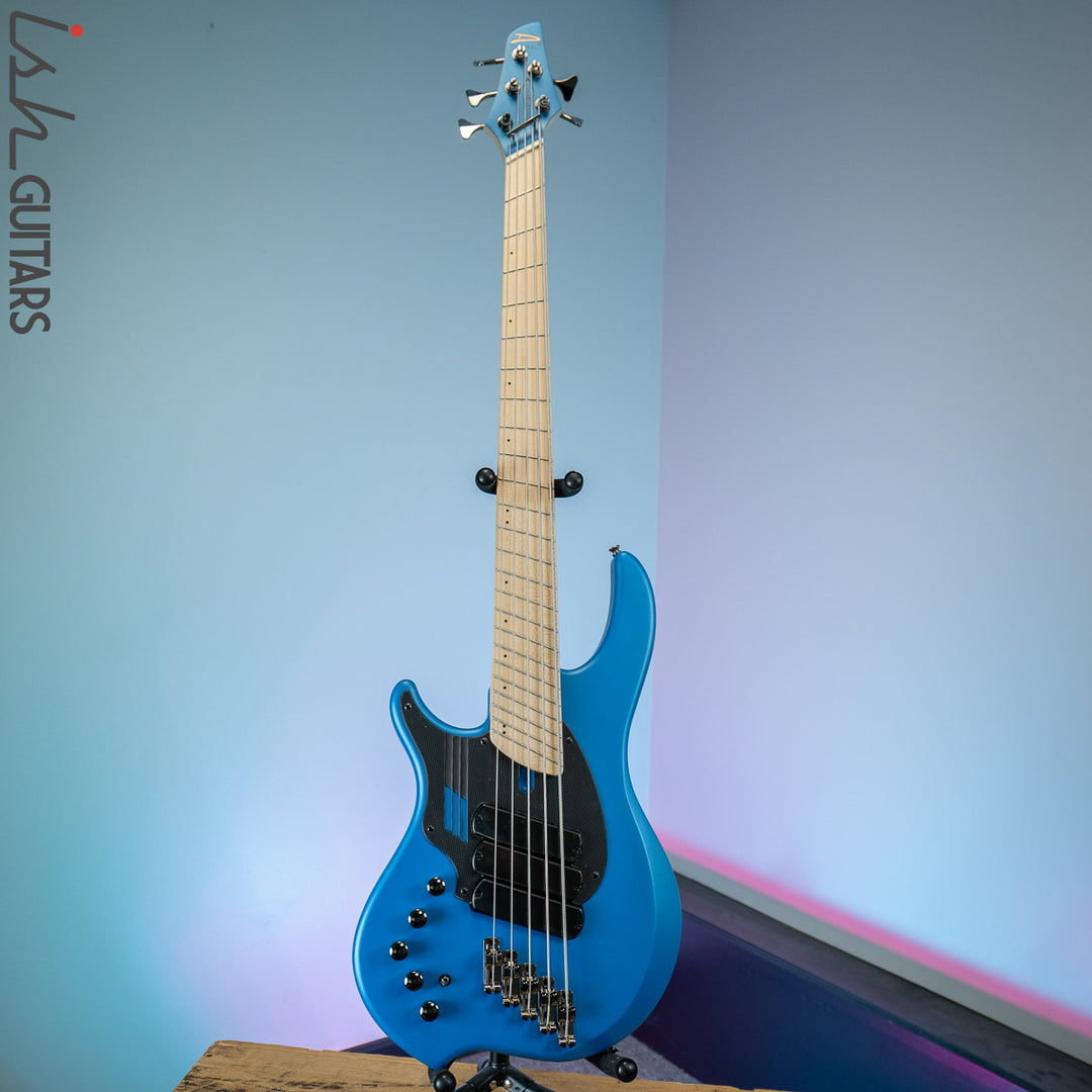 Dingwall NG-3 5-String Left-Handed Bass Laguna Seca Blue