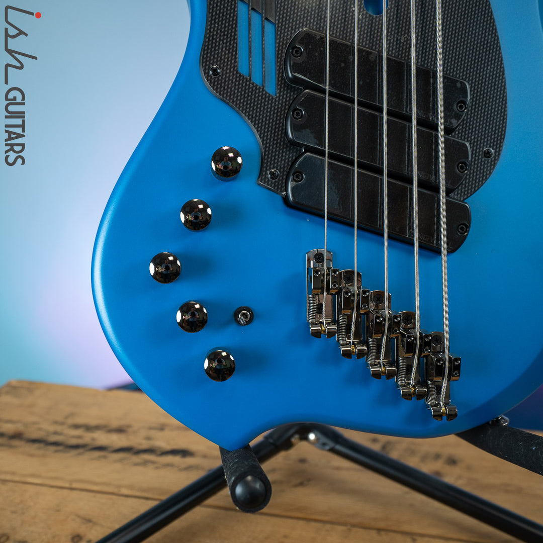 Dingwall NG-3 5-String Left-Handed Bass Laguna Seca Blue
