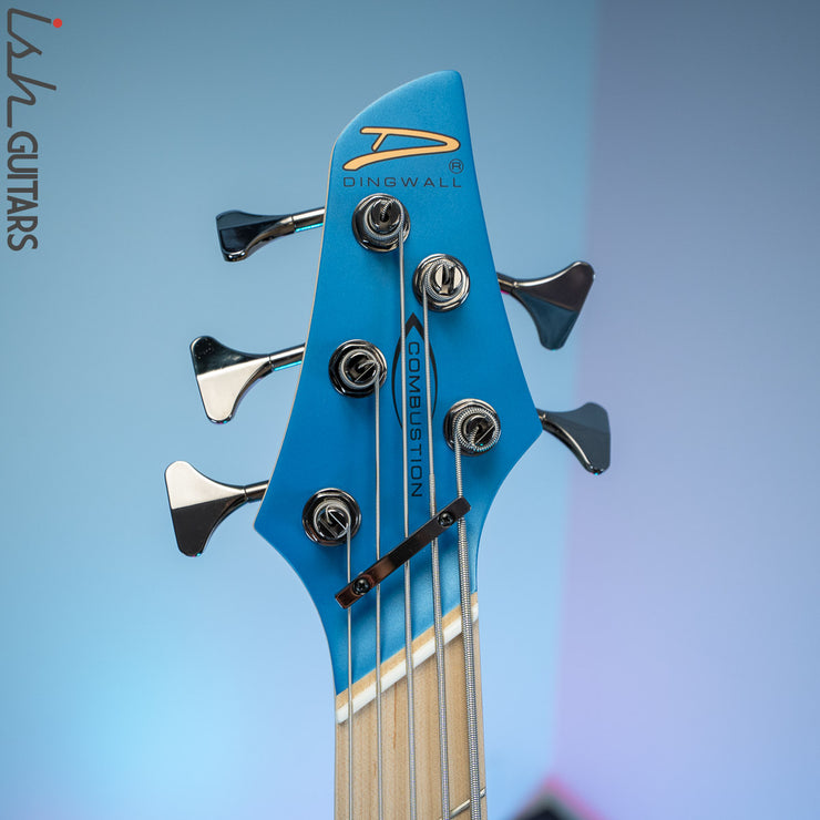 Dingwall NG-3 5-String Left-Handed Bass Laguna Seca Blue