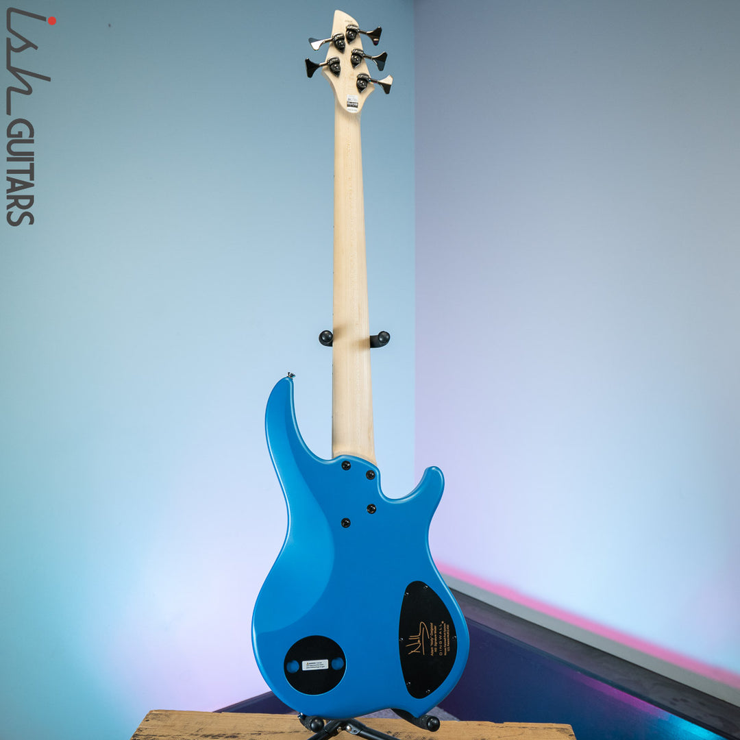 Dingwall NG-3 5-String Left-Handed Bass Laguna Seca Blue