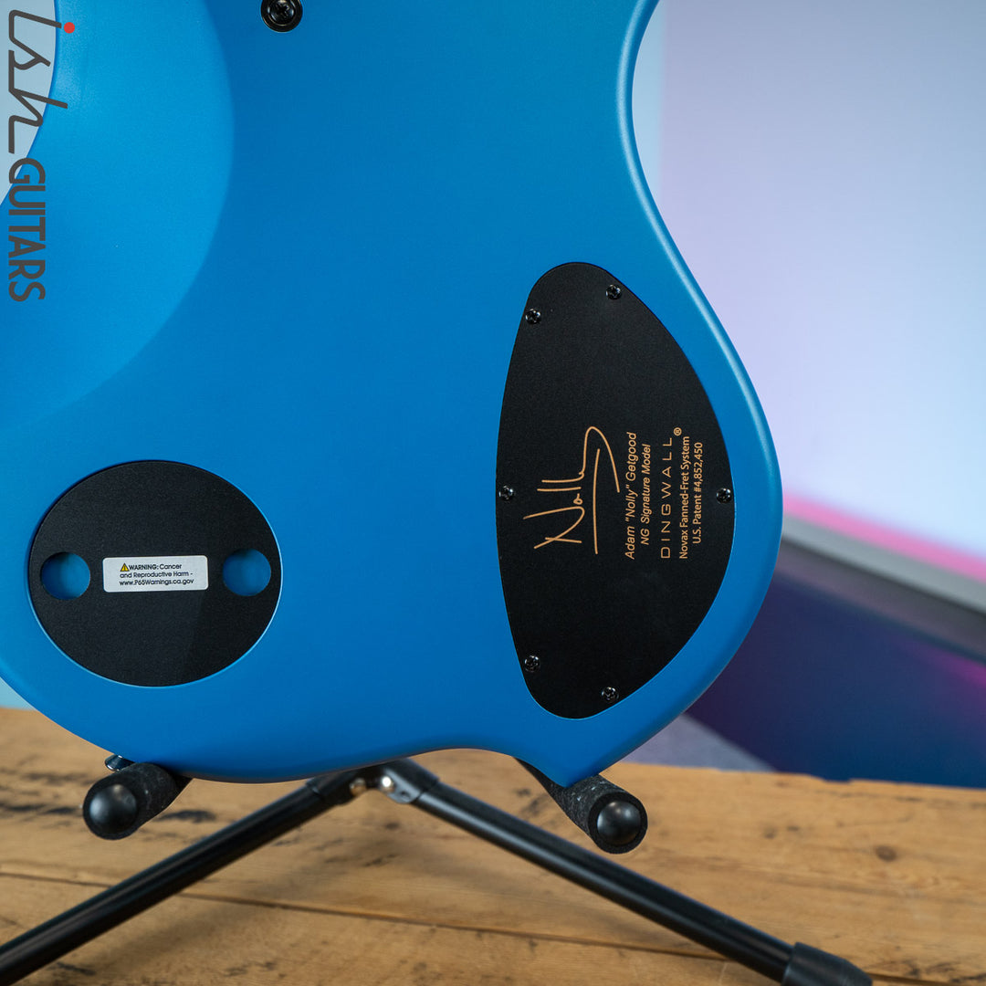 Dingwall NG-3 5-String Left-Handed Bass Laguna Seca Blue