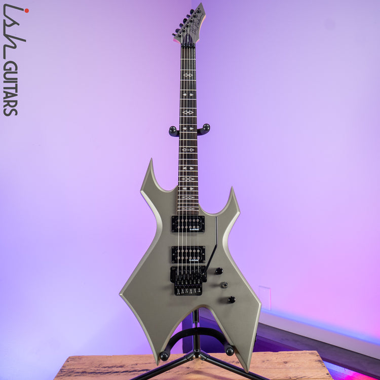 2000 B.C. Rich Dark Arts Warlock Silver/Grey – Ish Guitars