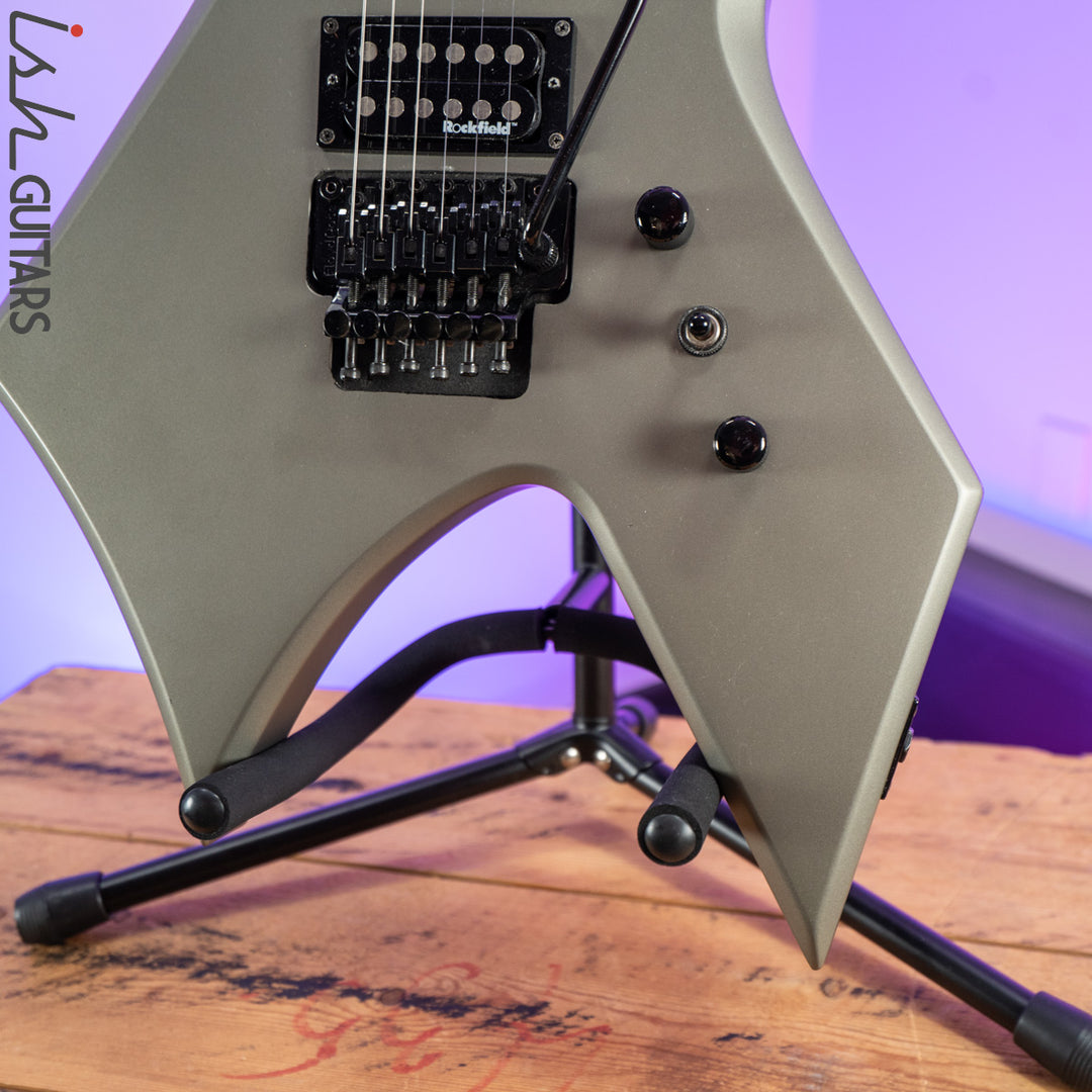 2000 B.C. Rich Dark Arts Warlock Silver/Grey