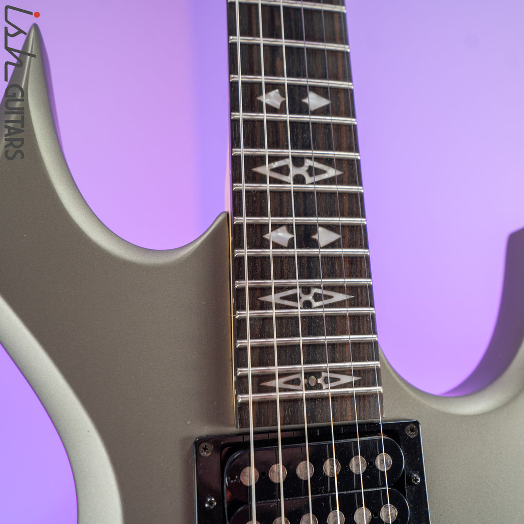 2000 B.C. Rich Dark Arts Warlock Silver/Grey