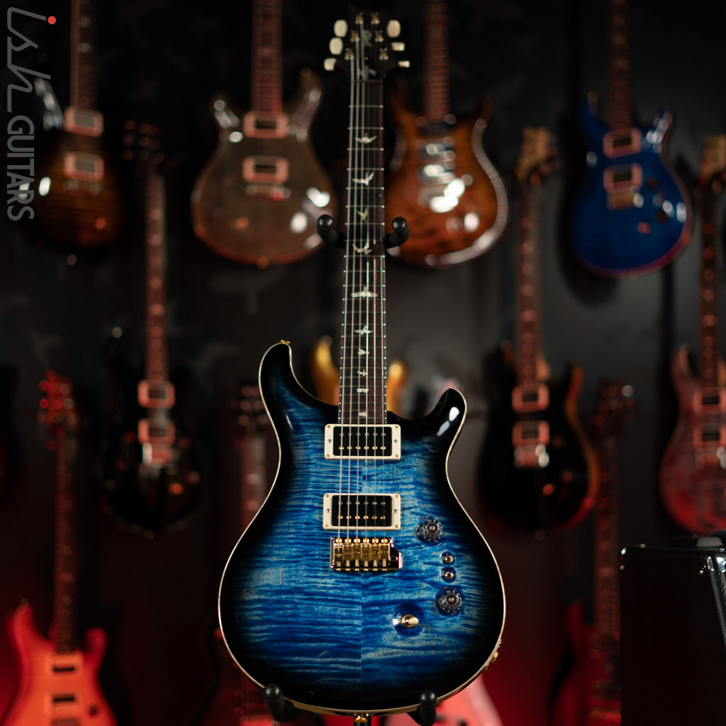 PRS Custom 24 35th Anniversary 10 Top Aquamarine w/ Black Burst