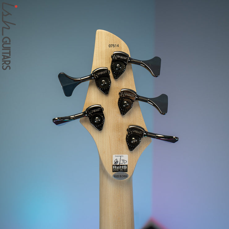 Dingwall NG-3 5-String Left-Handed Bass Matte Pink Swirl