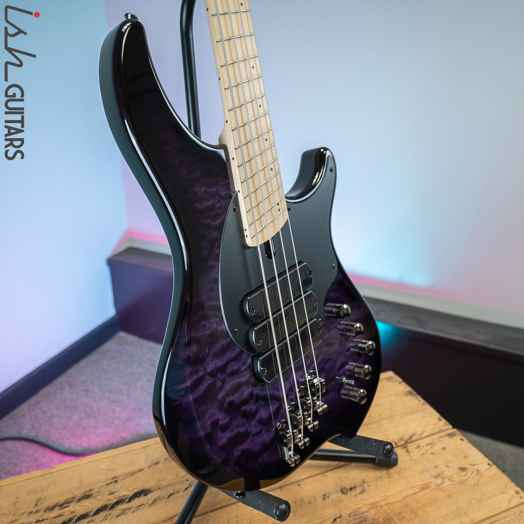 Dingwall Combustion 10th Anniversary 4-String 3 PUP Amethystburst Maple Fretboard