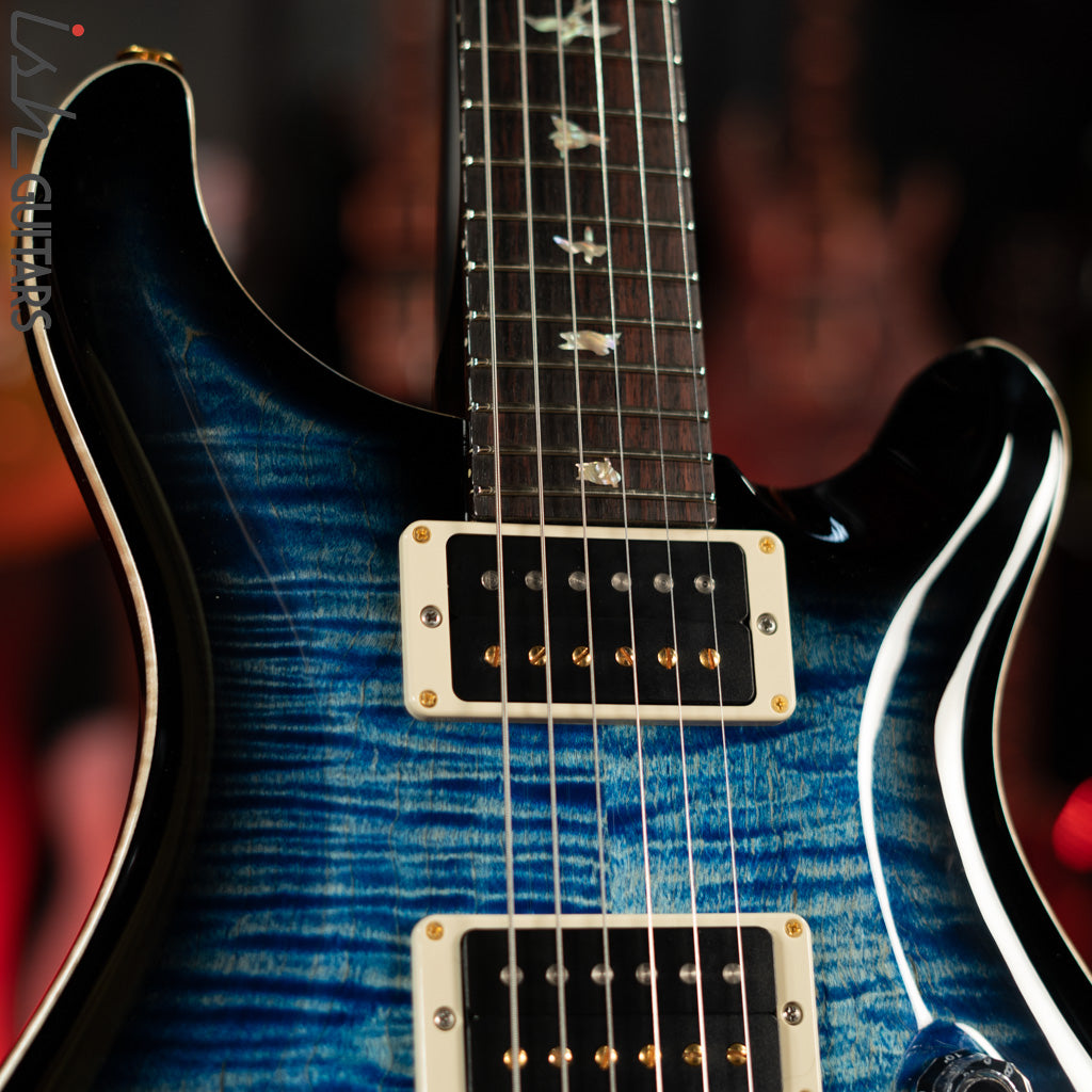PRS Custom 24 35th Anniversary 10 Top Aquamarine w/ Black Burst
