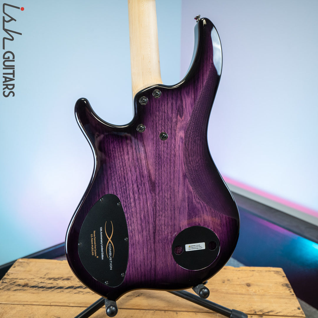 Dingwall Combustion 10th Anniversary 4-String 3 PUP Amethystburst Maple Fretboard