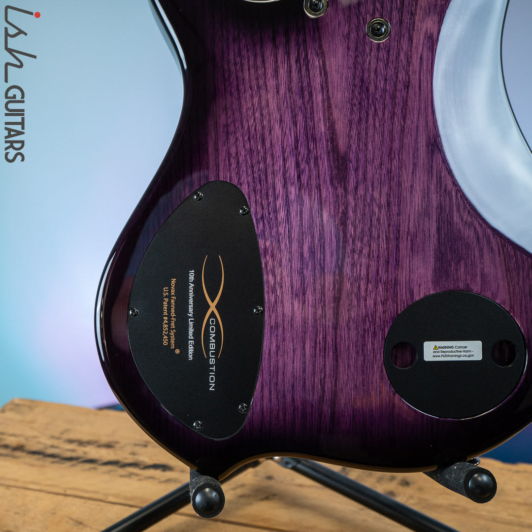 Dingwall Combustion 10th Anniversary 4-String 3 PUP Amethystburst Maple Fretboard