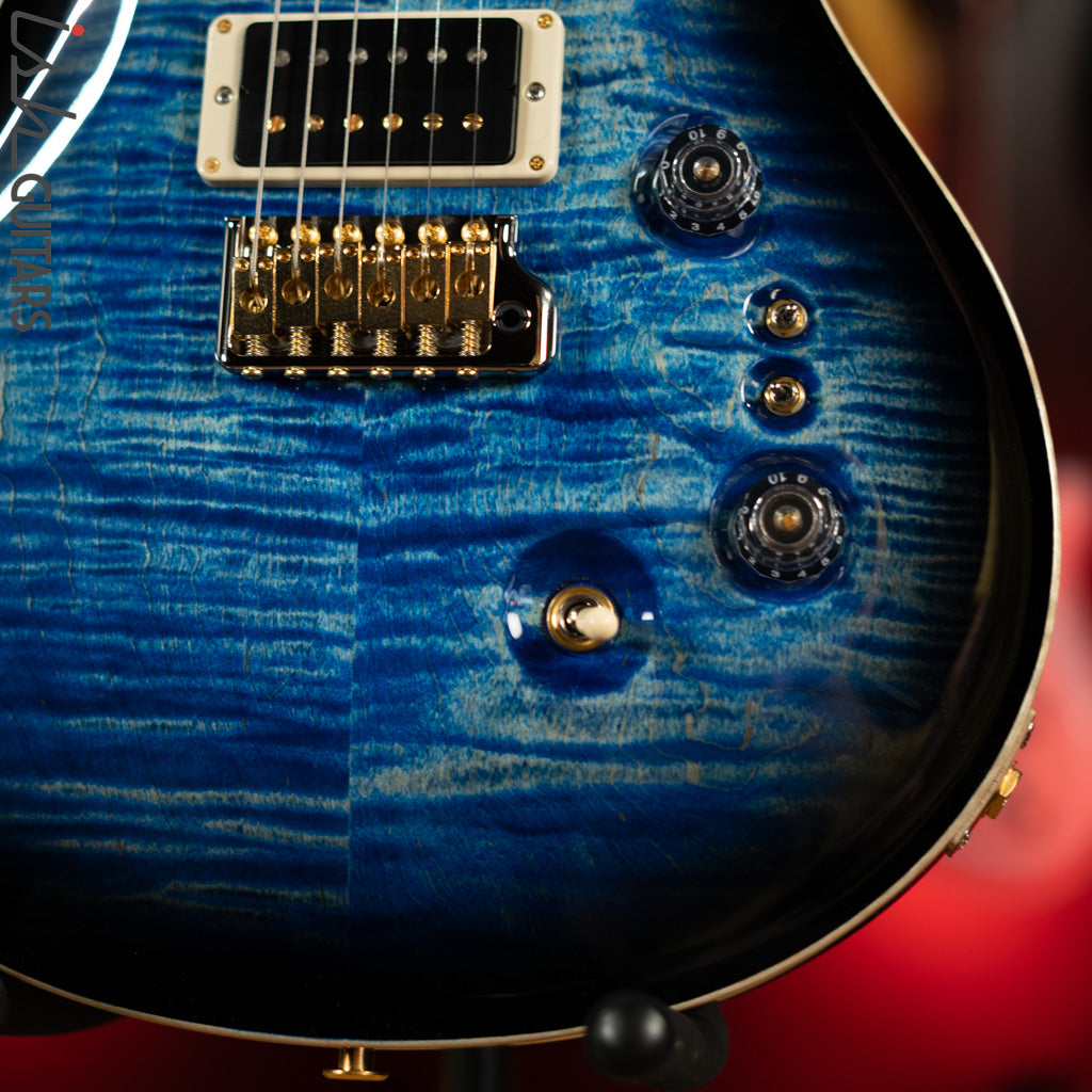 PRS Custom 24 35th Anniversary 10 Top Aquamarine w/ Black Burst