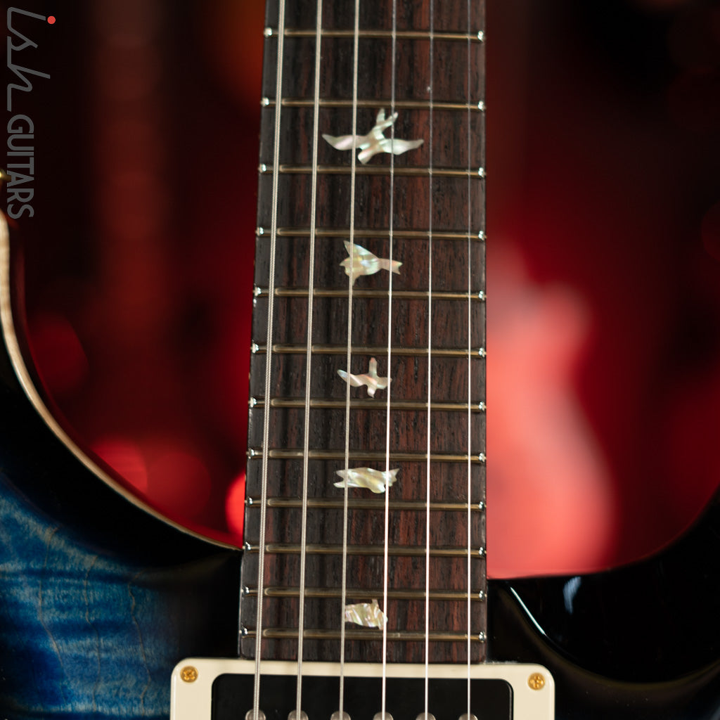 PRS Custom 24 35th Anniversary 10 Top Aquamarine w/ Black Burst