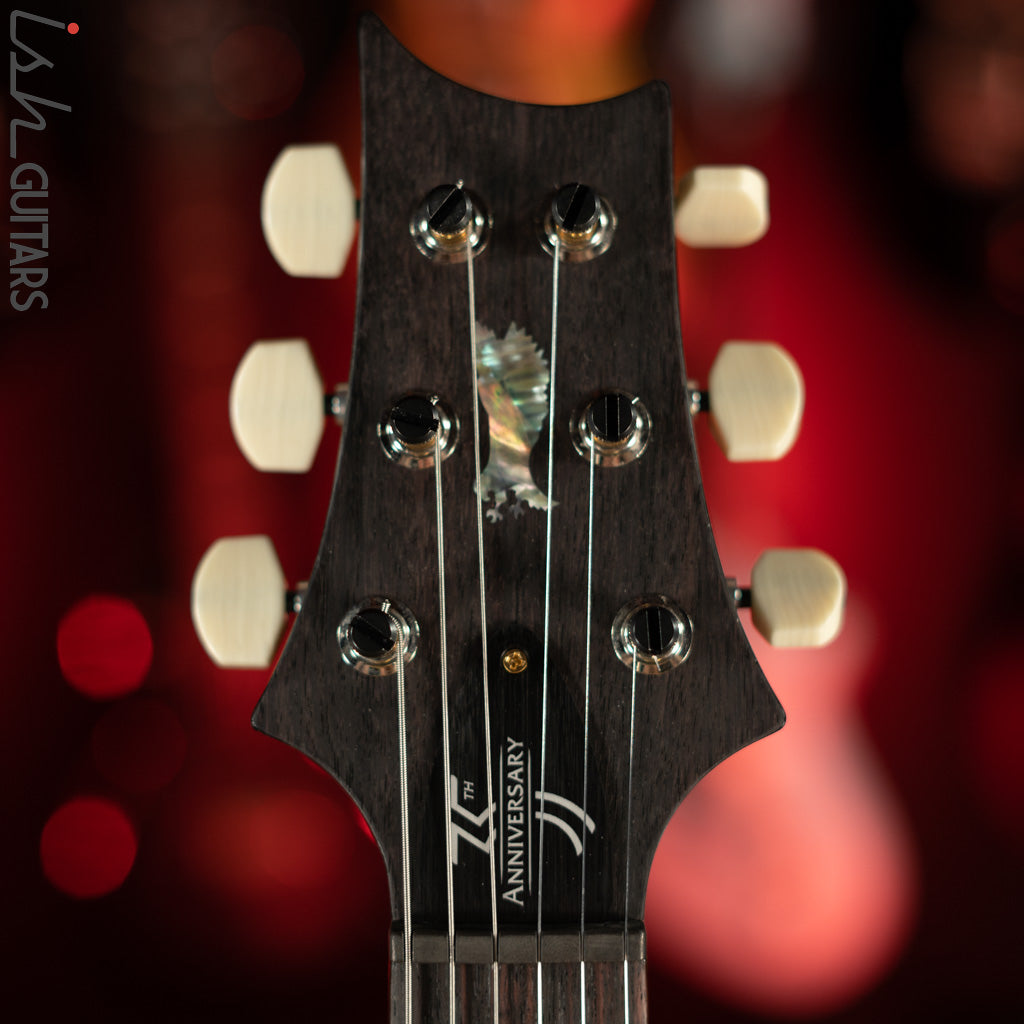 PRS Custom 24 35th Anniversary 10 Top Aquamarine w/ Black Burst