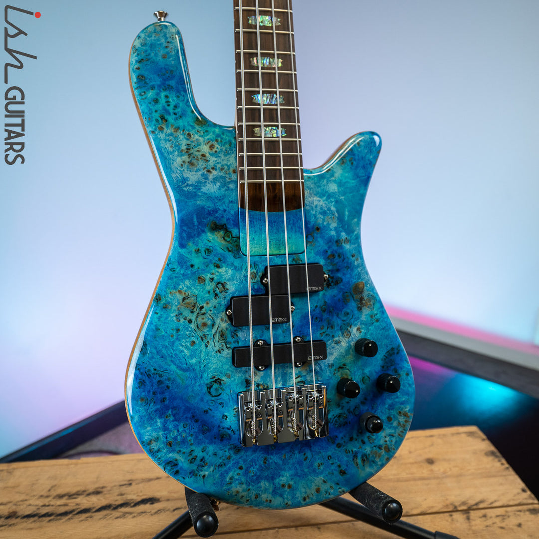 Spector NS-2BO Blue Tie Dye 4 String Bass Guitar