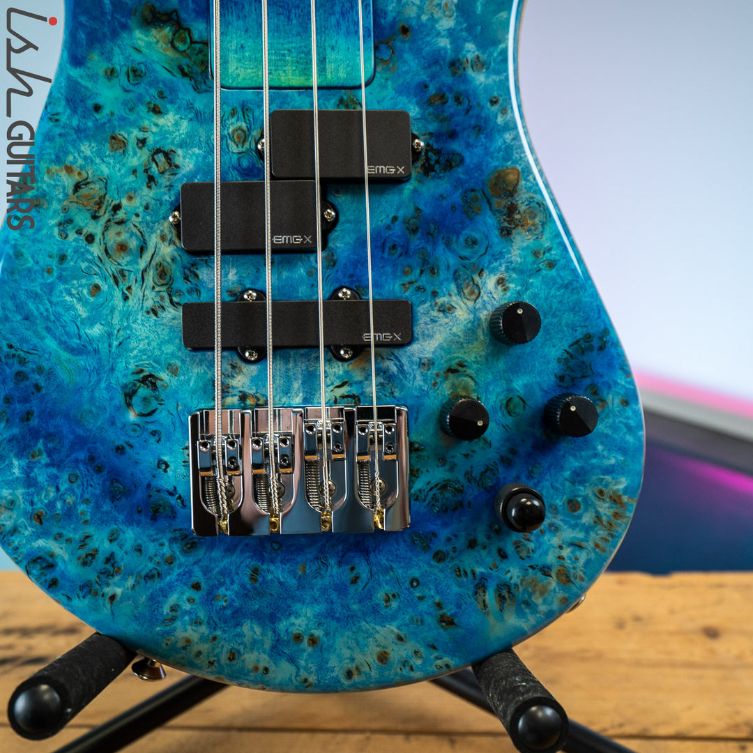 Spector NS-2BO Blue Tie Dye 4 String Bass Guitar