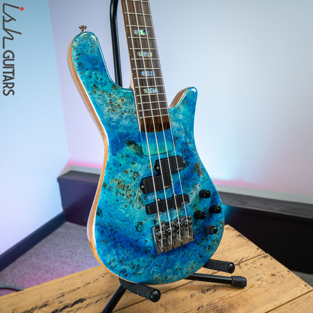 Spector NS-2BO Blue Tie Dye 4 String Bass Guitar