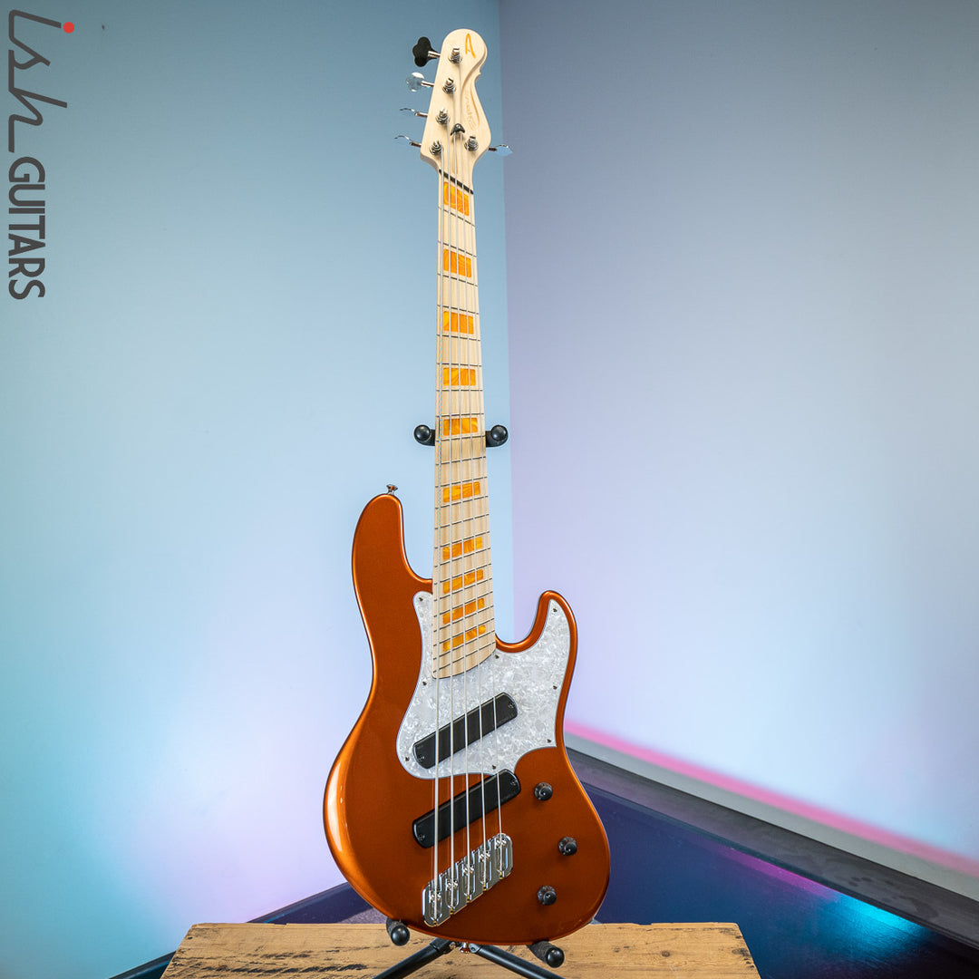 Dingwall Super J 5-String Candy Tangerine