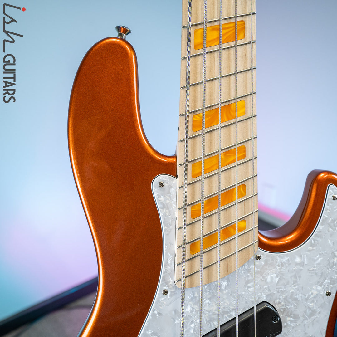 Dingwall Super J 5-String Candy Tangerine