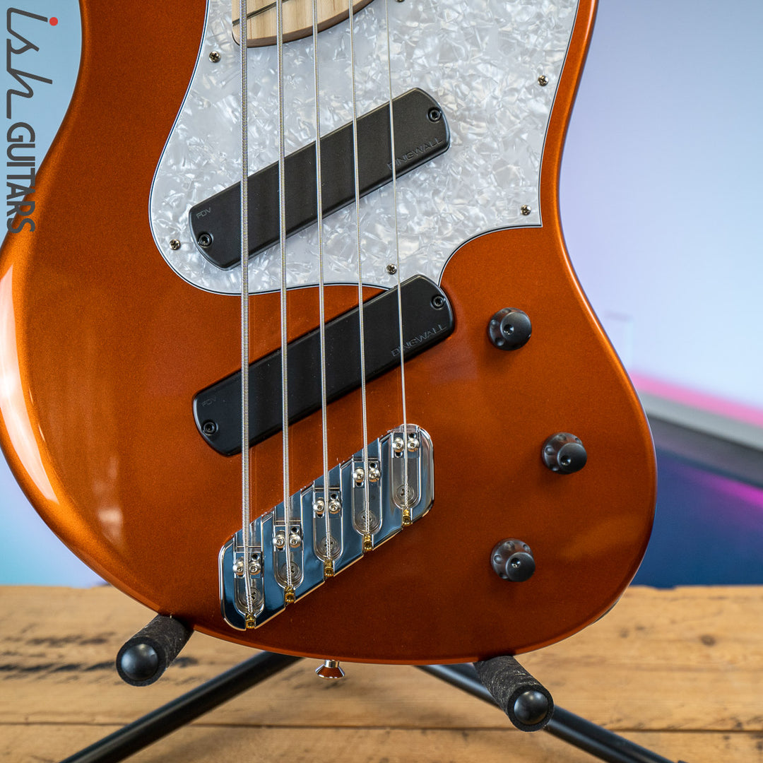 Dingwall Super J 5-String Candy Tangerine