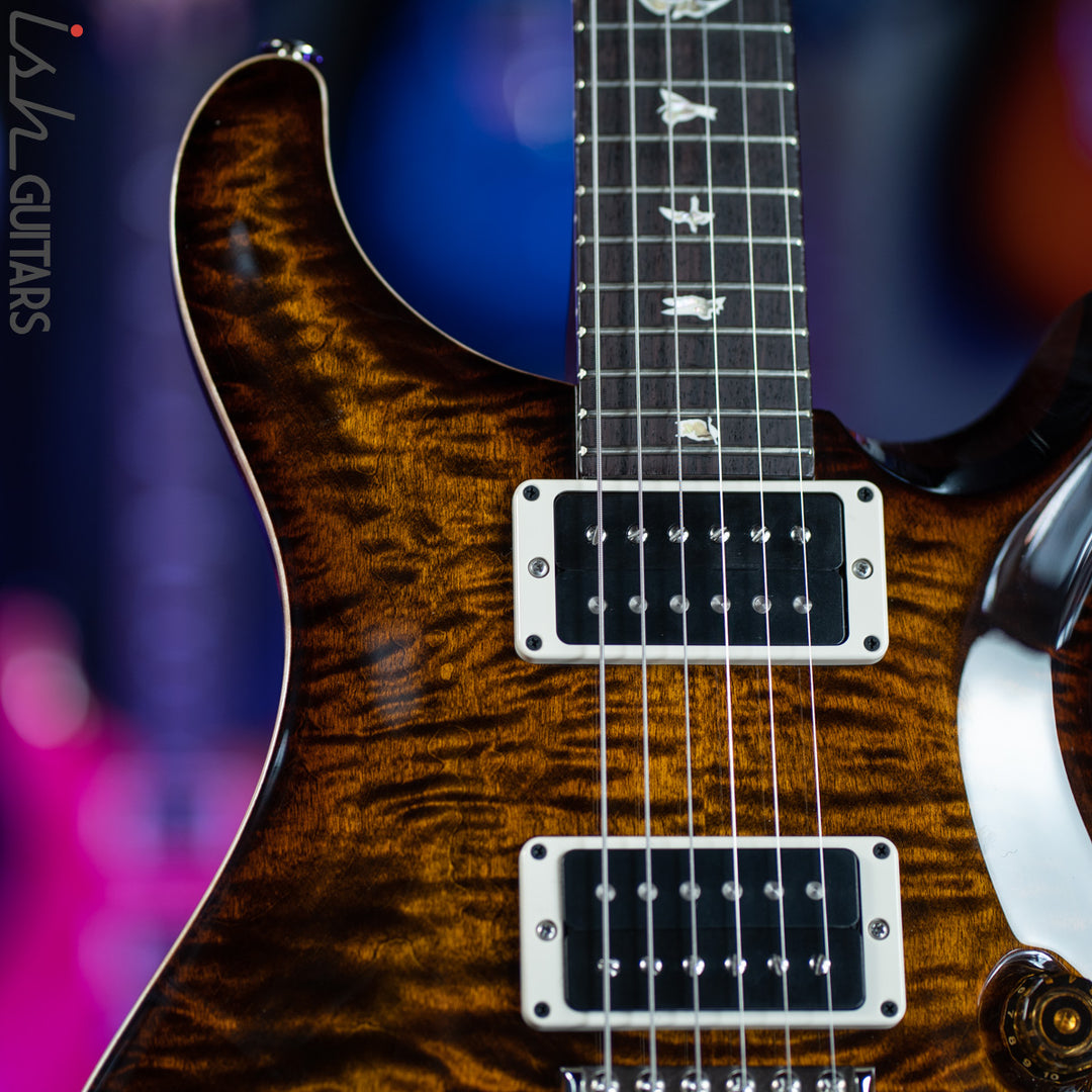 PRS Custom 24 Custom Color Black Gold Burst Electric Guitar