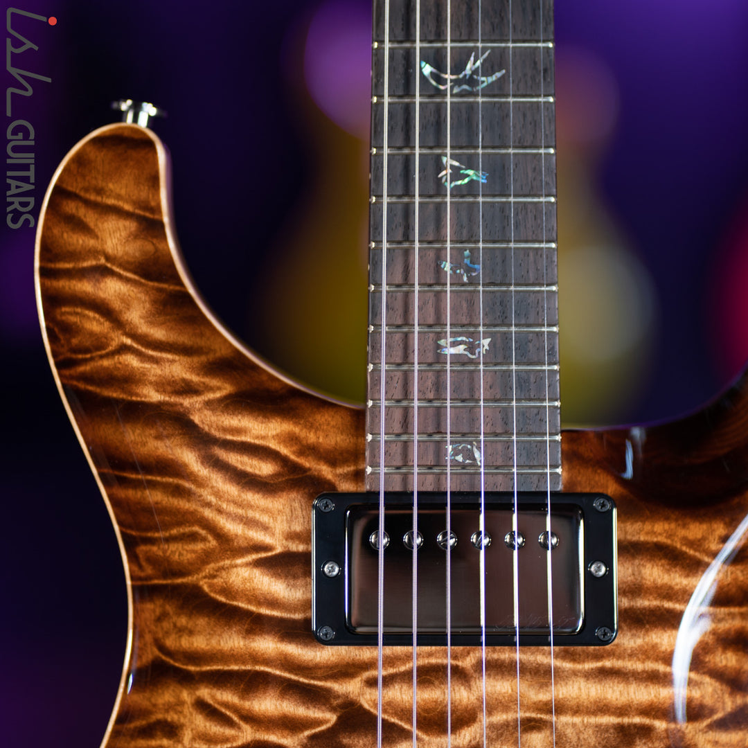 PRS Custom 24 Wood Library Copperhead Burst One Piece Quilt 10 Top Rosewood Neck