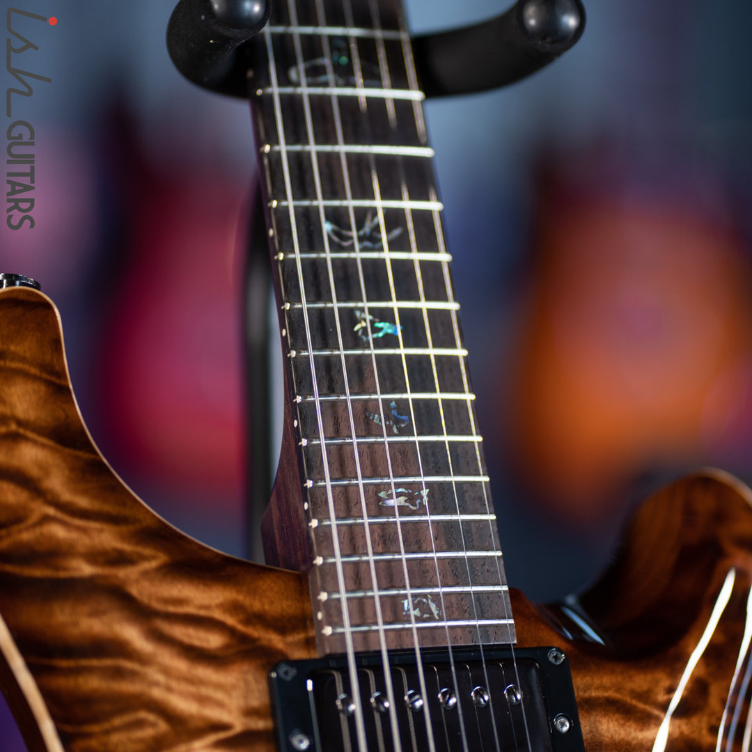 PRS Custom 24 Wood Library Copperhead Burst One Piece Quilt 10 Top Rosewood Neck