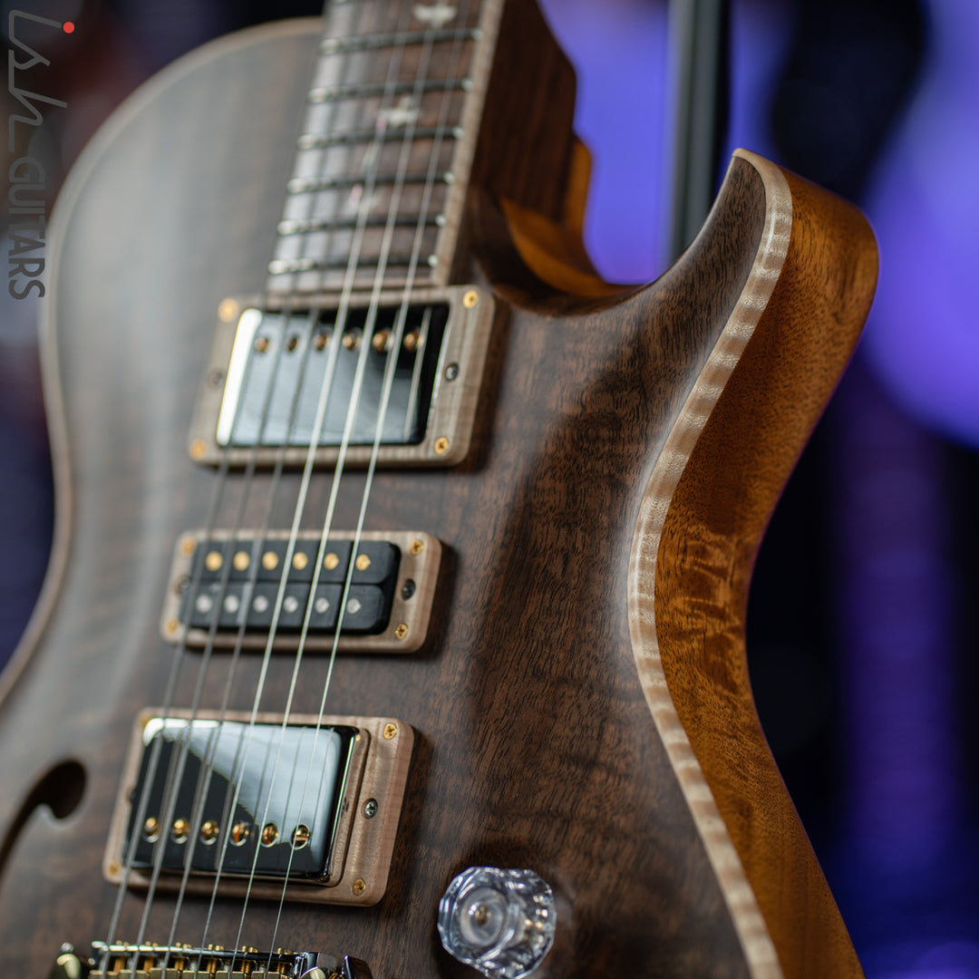 PRS Singlecut Special Semi-Hollow Private Stock Natural Figured Walnut