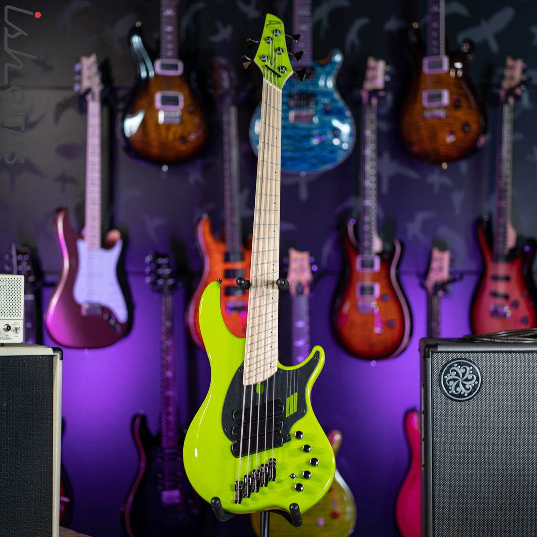 Dingwall NG-3 5-String Bass Ferrari Green – Ish Guitars