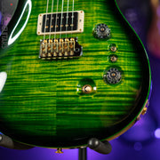 PRS Custom 24 35th Anniversary 10 Top Emerald Green w/ Black Wrap Burst