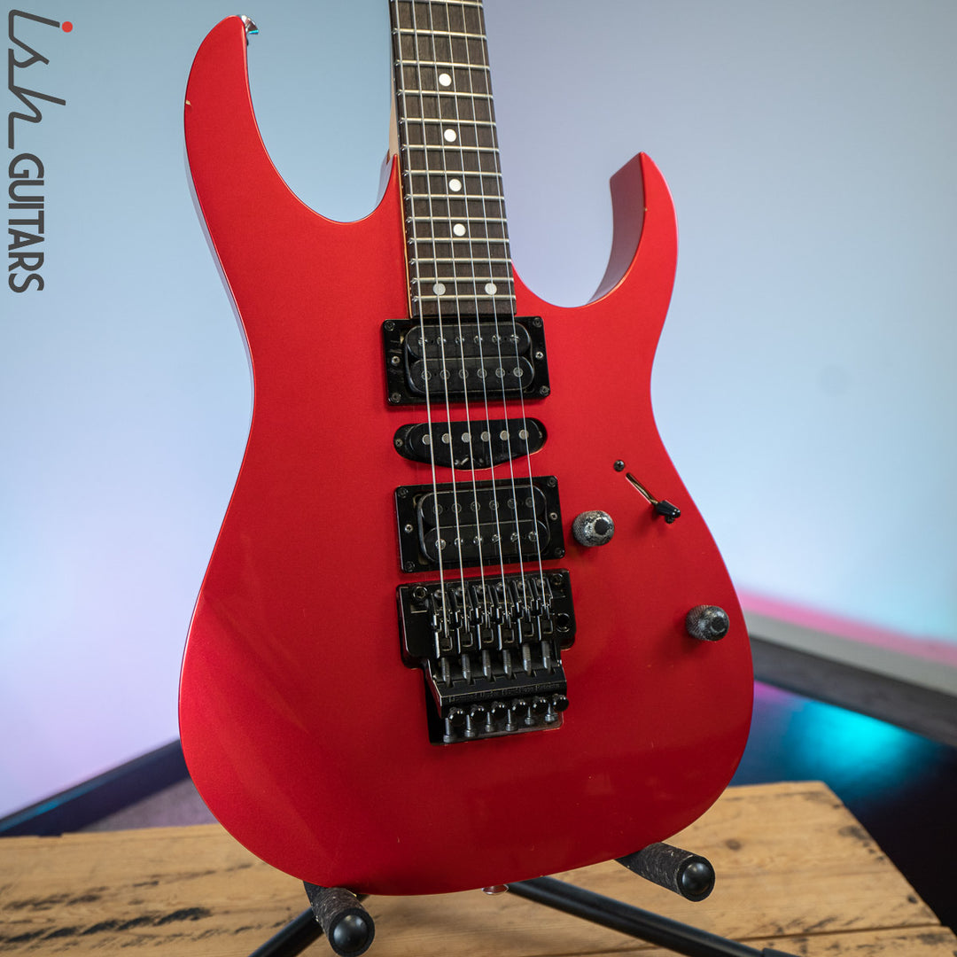 1987 Ibanez RG570 Guitar Lipstick Red Made in Japan
