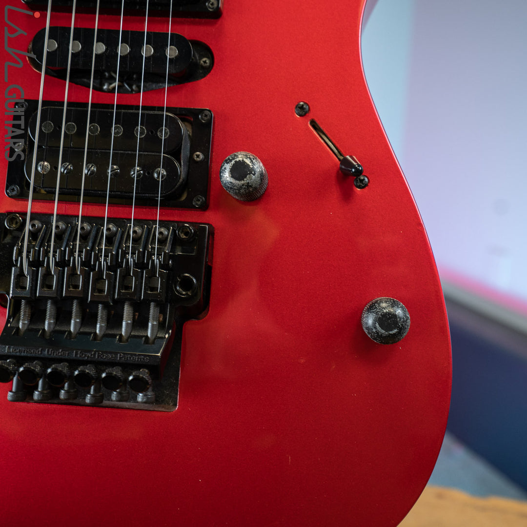 1987 Ibanez RG570 Guitar Lipstick Red Made in Japan