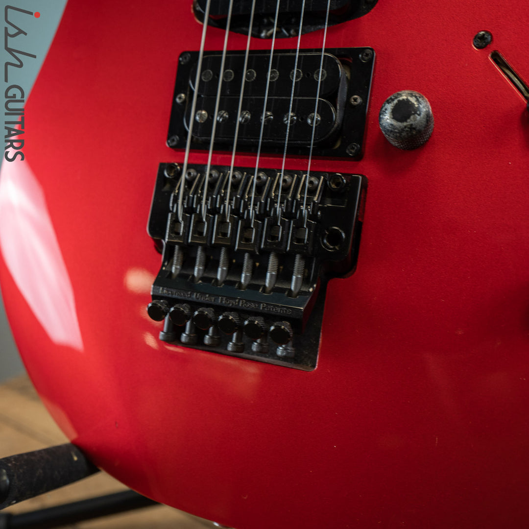 1987 Ibanez RG570 Guitar Lipstick Red Made in Japan