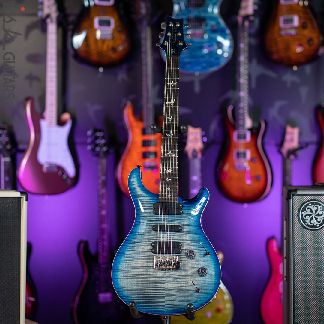 2011 PRS 513 Faded Blue Burst 10 Top