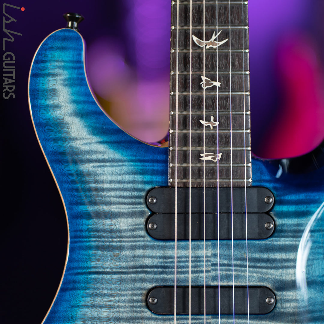 2011 PRS 513 Faded Blue Burst 10 Top