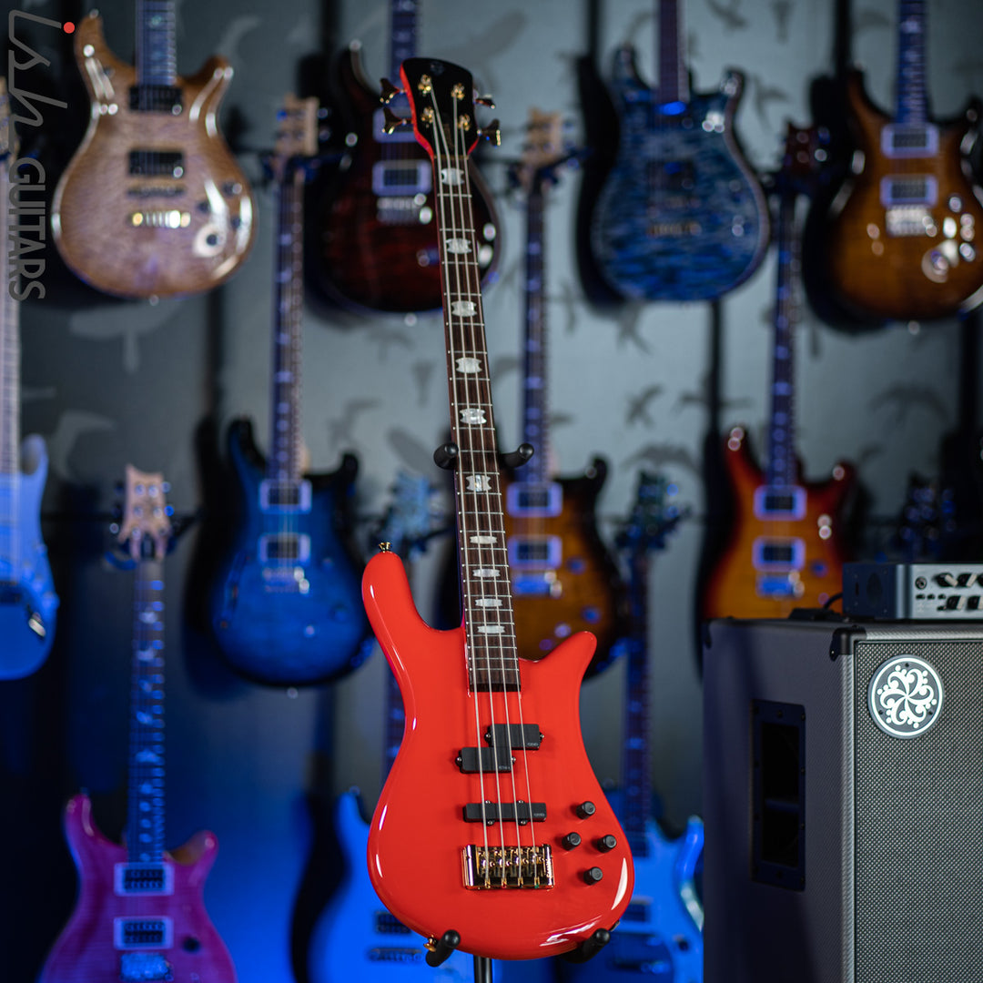 Spector Euro 4 Classic Red Gloss Bass Guitar Demo