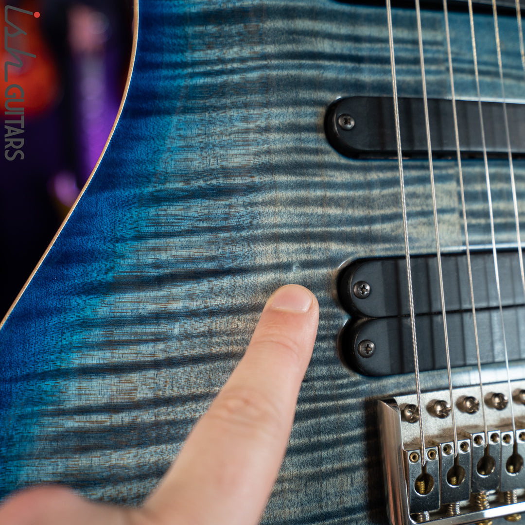 2011 PRS 513 Faded Blue Burst 10 Top