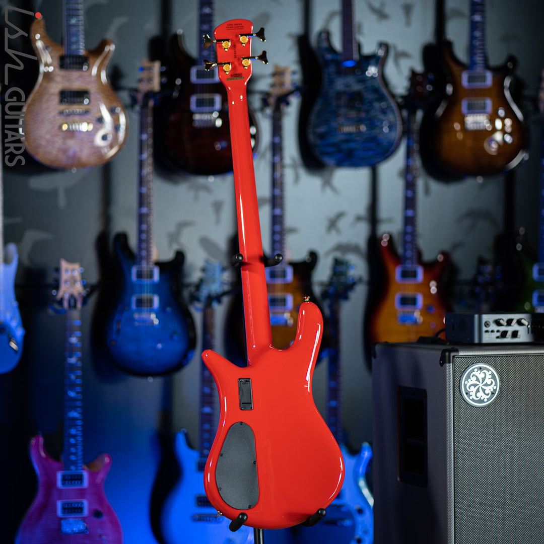 Spector Euro 4 Classic Red Gloss Bass Guitar Demo