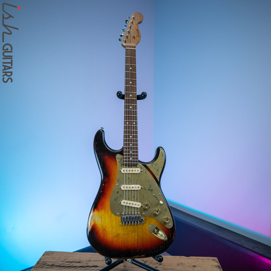 Paoletti Stratospheric Loft Pickled Finish 3 Tone Burst