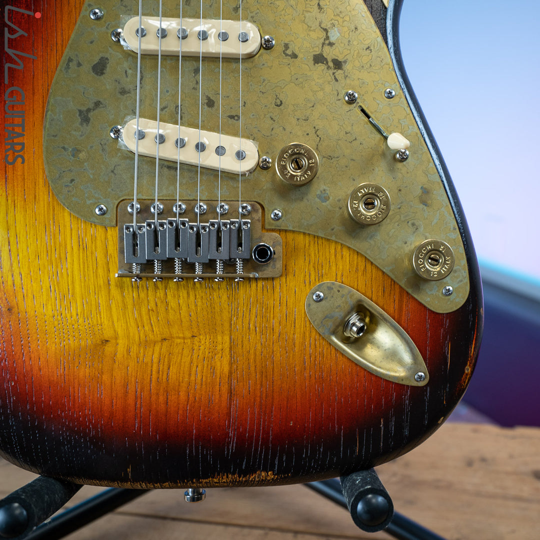 Paoletti Stratospheric Loft Pickled Finish 3 Tone Burst