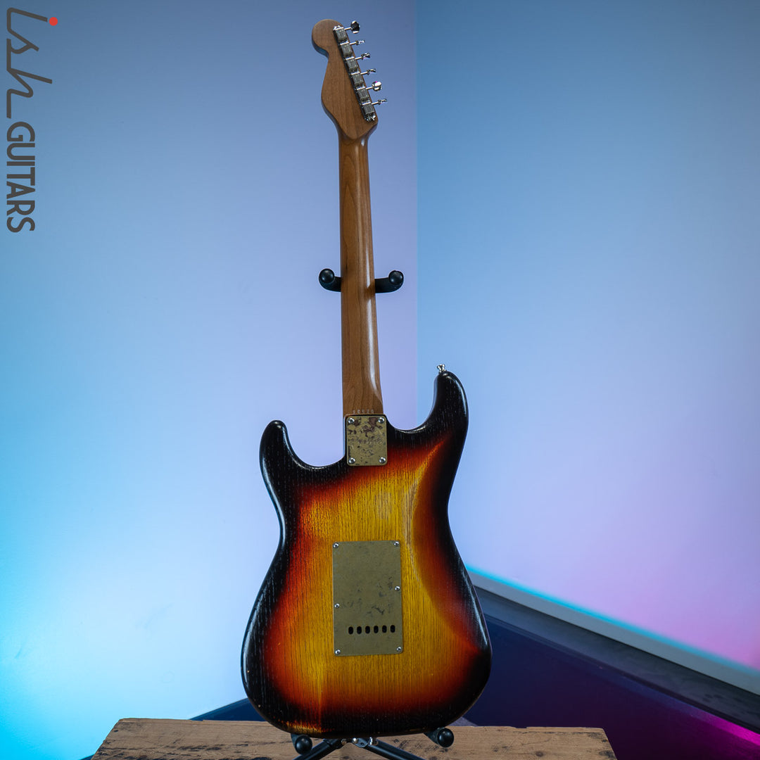 Paoletti Stratospheric Loft Pickled Finish 3 Tone Burst