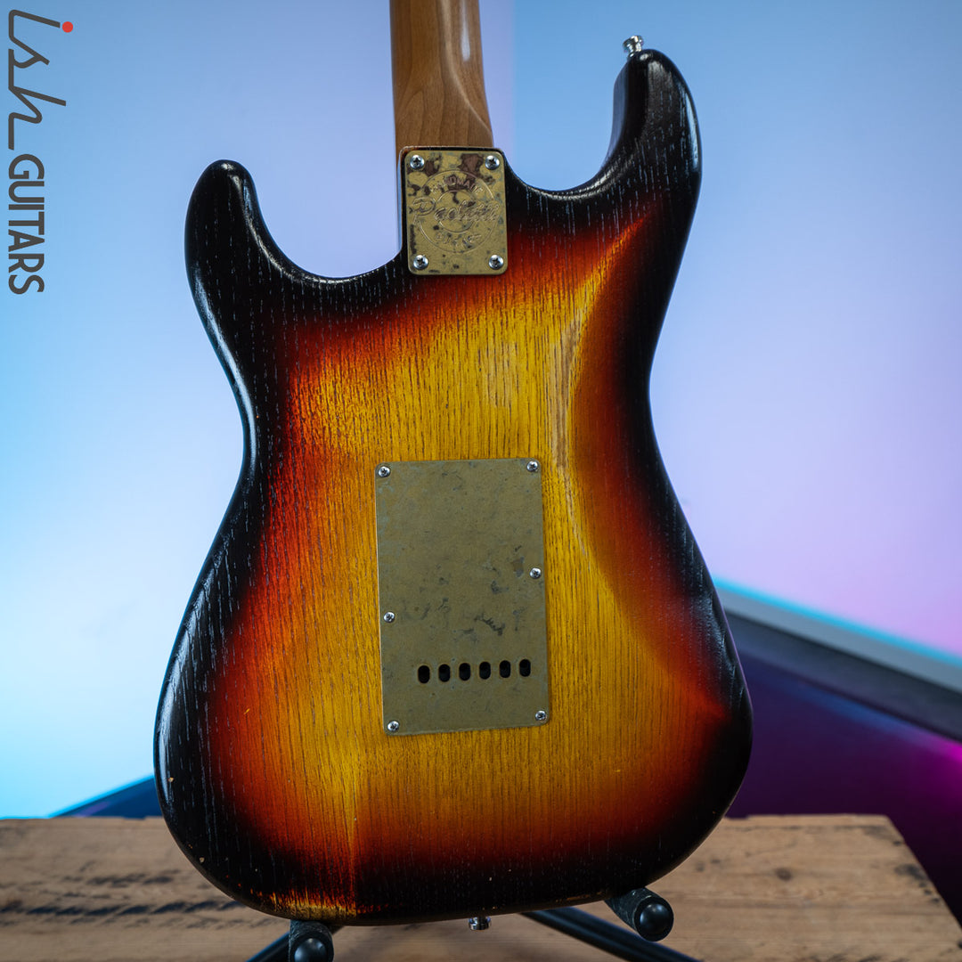 Paoletti Stratospheric Loft Pickled Finish 3 Tone Burst