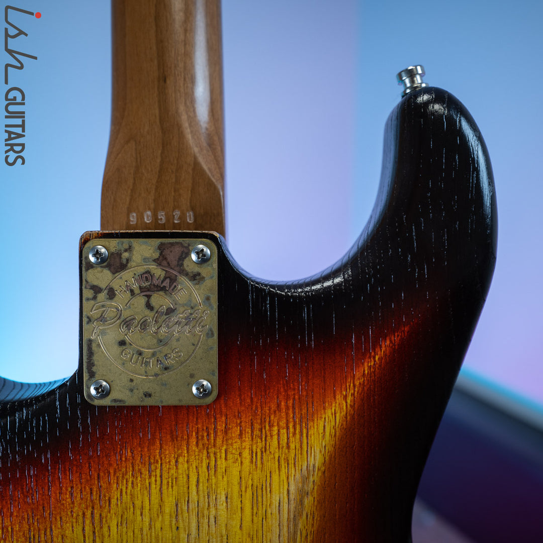 Paoletti Stratospheric Loft Pickled Finish 3 Tone Burst