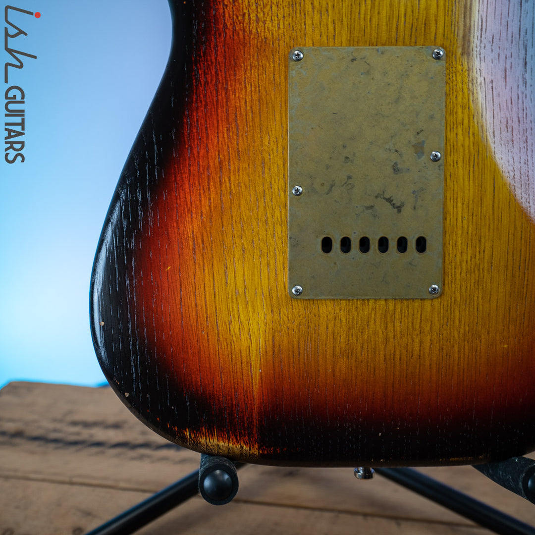 Paoletti Stratospheric Loft Pickled Finish 3 Tone Burst